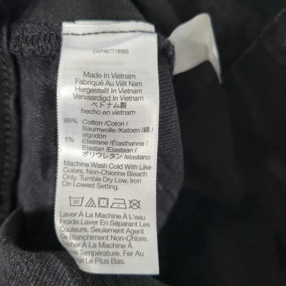 Madewell Mid-Rise Perfect Vintage Jean in Clean Black Wash Size 28 - Picture 13 of 14